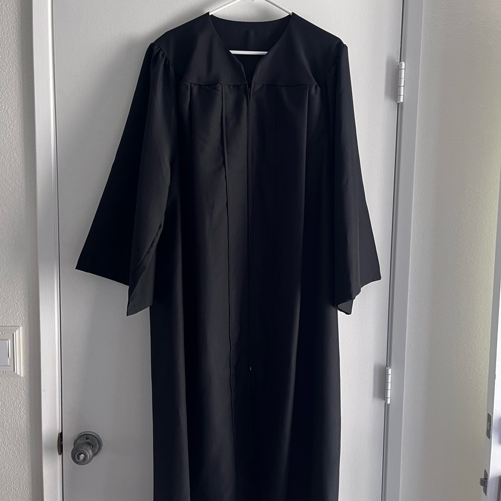 Black graduation gown